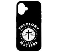 Theology Matters Croix de Jésus Philosophe moderne Coque pour iPhone 16
