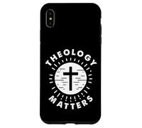 Theology Matters Croix de Jésus Philosophe moderne Coque pour iPhone XS Max