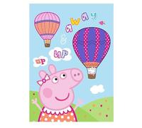 Theonoi Couverture en Microfibre pour Enfant - Couverture Polaire Douce - Cadeau (Peppa Pig)
