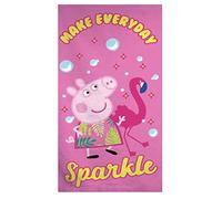 Theonoi Peppa Serviette de sauna, serviette de plage, serviette de bain, 70 x 140 cm, cadeau pour fille