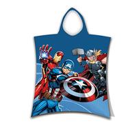 Theonoi Serviette de Bain - Serviette à Capuche - Poncho pour Enfants - Avengers