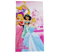 Theonoi - Serviette de plage pour enfant - Serviette de sauna - Drap de bain - 70 x 140 cm - Cadeau en microfibre pour garçon (Princesse Rose)