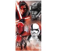 Theonoi - Serviette de plage pour enfant - Serviette de sauna/plage pour enfant - Drap de bain - 70 x 140 cm - Cadeau pour garçon en microfibre (Star Wars)