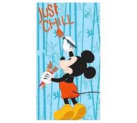 Theonoi - Serviette de plage pour enfant - Serviette de sauna/plage pour garçon - 70 x 140 cm - Cadeau en microfibre (Mickey)