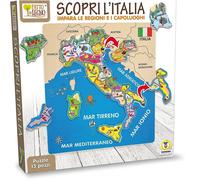 Théorème Fait De Bois Puzzle D'Italie 13 Pièces