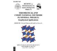 Theoretical And Computational Methods In Mineral Physics