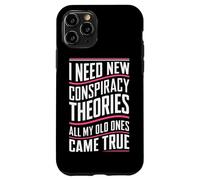 Théoricien du Complot I Need New Conspiracy Theories Coque pour iPhone 11 Pro