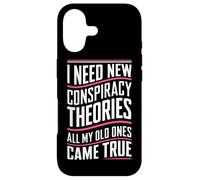 Théoricien du Complot I Need New Conspiracy Theories Coque pour iPhone 17