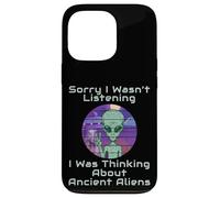 Théoriciens des Anciens Aliens Théorie de la Conspiration Coque pour iPhone 13 Pro