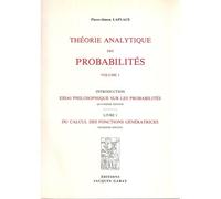 Theorie Analytique Des Probabilites - Edition 1995