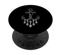 Théorie de la cuillère Ancre Point-Virgule Maladie Chronique Santé mentale PopSockets PopGrip Adhésif