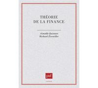 Théorie de la finance - Richard Zisswiller - Puf - broché - Livre