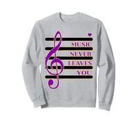 Théorie de la musique Notation Maladie d'Alzheimer Démence Sweatshirt