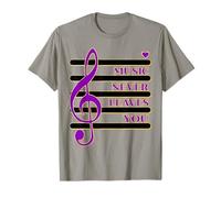 Théorie de la musique Notation Maladie d'Alzheimer Démence T-Shirt
