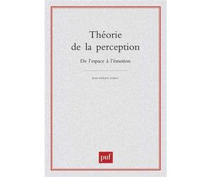 Théorie de la perception, de l'espace à l'émotion - Jean-Pierre Cléro - Puf - broché - Livre