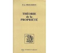 Théorie de la propriété - Pierre-Joseph Proudhon - L'harmattan - broché - Livre