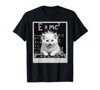 Théorie de la relativité Chat drôle E=mc2 Étudiant en Sciences physiques T-Shirt