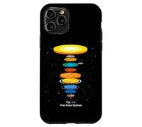 Théorie de la Terre plate Astronomie spatiale Science Système solaire plat Coque pour iPhone 11 Pro