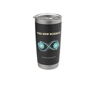 Théorie de l'enchevêtrement quantique Design de la science minimaliste Gobelet isotherme en acier inoxydable double paroi