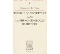 Théorie De L'intuition Dans La Phénoménologie De Husserl