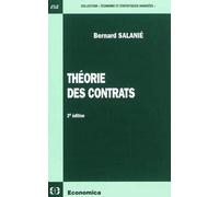 Theorie des contrats, 2e ed. - Bernard Salanié - Economica - broché - Livre