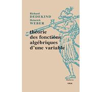 Théorie des fonctions algébriques d'une variable