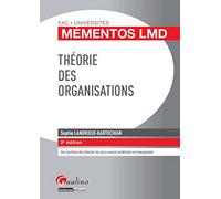 Théorie des organisations, 2ème édition