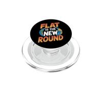 Théorie du Complot de la Terre Plate Terre Plate PopSockets PopGrip pour MagSafe