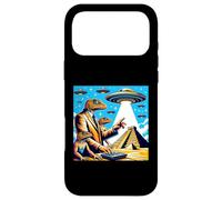 Théorie du Complot de lézard OVNI Chichen Itza Pyramides mexicaines Coque pour iPhone 17 Pro Max