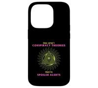 Théorie du Complot politiquement incorrecte Spoiler Alert Satire Coque pour iPhone 14 Pro