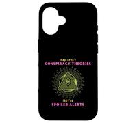 Théorie du Complot politiquement incorrecte Spoiler Alert Satire Coque pour iPhone 16