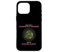 Théorie du Complot politiquement incorrecte Spoiler Alert Satire Coque pour iPhone 16 Pro Max