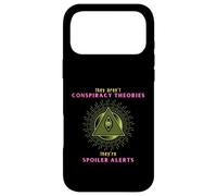 Théorie du Complot politiquement incorrecte Spoiler Alert Satire Coque pour iPhone 17 Pro Max