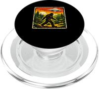 Théorie du Complot sur l'enlèvement d'un ovni Extraterrestre Vintage Sunset Bigfoot PopSockets PopGrip pour MagSafe
