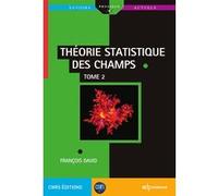 Théorie statistique des champs Tome 2 François David (Auteur)