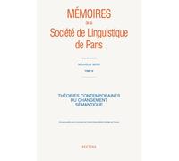 Théories contemporaines du changement sémantique