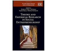 Theory And Empirical Research In Social Entrepreneurship