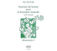 Succari Dia - Exercices De Lecture Pour La Formation Musicale (elementaire 1)