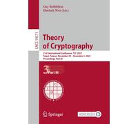 Theory Of Cryptography