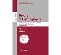 Theory Of Cryptography