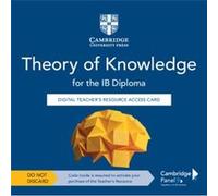 Theory of Knowledge for the IB Diploma Digital Teachers Resource Access Card by Tomas Duckling Tomas Duckling (Auteur)