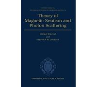 Theory Of Magnetic Neutron And Photon Scattering