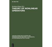 Theory Of Nonlinear Operators