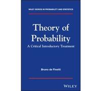 Theory of Probability by Bruno University of Rome de Finetti Bruno University of Rome de Finetti (Auteur)