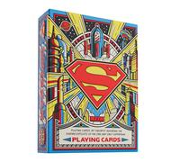 Theory11 – Jeu de cartes Superman – Cartes de luxe premium, index standard (taille de poker)