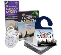 Theo's Home Care Lot de 10 pièges anti-mites de Londres et 6 cintres anti-mites Lavindin, double protection contre les mites communes et variantes similaires.