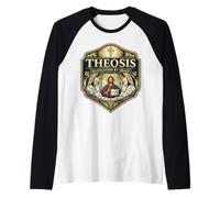 Theosis Deification by Grace Christian Orthodoxe Jésus Christ Manche Raglan