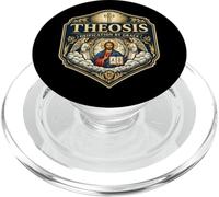 Theosis Deification by Grace Christian Orthodoxe Jésus Christ PopSockets PopGrip pour MagSafe
