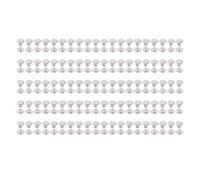THEOTIME 100 SETS M2.5 SET SIGNE DE VIS RIVET, 0,14x0.2x0.28 pouces plate à tête ronde Rivet Fixer Set Repair Rivets Kit assorti des rivets à vis de reliure de Chicago utilisés (3,5 * 4 * 7 mm)