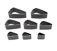 THEOTIME 8 PCS Ensemble de coupe-trous en cuir, 8 tailles Hollow Punch Cutter Cutter Dies Tool Punching Die Set Sharp haute vitesse en acier à grande vitesse pour la fabrication